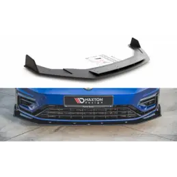 Maxton Racing Durability Front Splitter V.2 VW Golf 7 R / R-Line Facelift Black, Golf 7