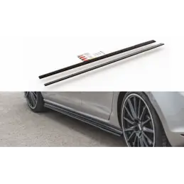 Maxton Racing Durability Side Skirts Diffusers VW Golf 7 GTI Black, Golf 7