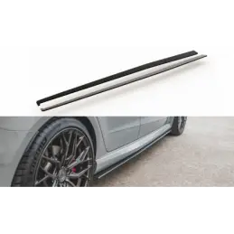 Maxton Racing Durability Side Skirts Diffusers Audi RS3 8V Sportback Black, A3/S3/RS3 8V