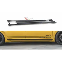 Maxton Racing Durability Side Skirts Diffusers Volkswagen Arteon R-Line Black, MAXTON DESIGN