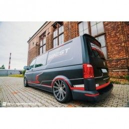 Maxton SPOILER EXTENSION VOLKSWAGEN T6 Gloss Black, T6