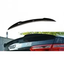 Maxton Spoiler Cap Audi S5 / A5 / A5 S-Line 8T / 8T FL Coupe Gloss Black, A5/S5/RS5 8T