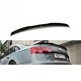 Maxton SPOILER CAP AUDI A6 C7 S-LINE SEDAN Gloss Black, A6/S6/RS6 4G C7 