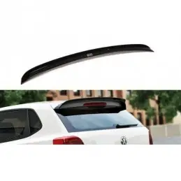 Maxton SPOILER CAP VW POLO MK5 GTI (FACELIFT) Gloss Black, Polo Mk5 6R