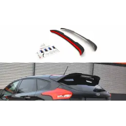 Maxton Spoiler Cap Ford Focus ST-Line Mk3 FL Gloss Black, FORD