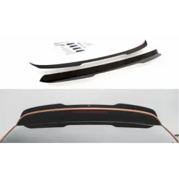 Maxton Spoiler Cap Audi Q7 S-Line Mk.1 Gloss Black, Q7 / SQ7