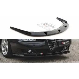 Maxton Front Splitter Alfa Romeo 156 Facelift Gloss Black, 156