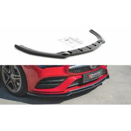 Maxton Front Splitter V.1 Mercedes-Benz CLA A35 AMG / AMG-Line C118 Gloss Black, MERCEDES