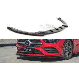 Maxton Front Splitter V.2 Mercedes-Benz CLA A35 AMG / AMG-Line C118 Gloss Black, MERCEDES