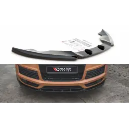 Maxton Front Splitter Audi Q7 S-Line Mk.1 Gloss Black, Q7 / SQ7