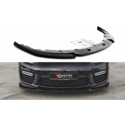 Maxton Front Splitter V.1 Porsche Panamera Turbo 970 Facelift Gloss Black, MAXTON DESIGN