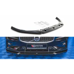 Maxton Front Splitter V.1 Volvo S60/V60 R-Design Mk3 Gloss Black, MAXTON DESIGN