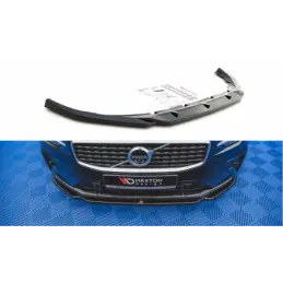 Maxton Front Splitter V.2 Volvo S60/V60 R-Design Mk3 Gloss Black, MAXTON DESIGN