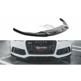 Maxton Front Splitter V.3 Audi RS6 C7 Gloss Black, MAXTON DESIGN