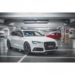 Maxton Front Splitter V.4 Audi RS6 C7 Gloss Black, MAXTON DESIGN