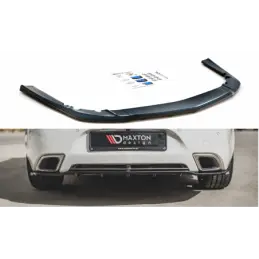 Maxton Central Rear Splitter (with vertical bars) Opel Insignia Mk. 1 OPC Facelift Gloss Black, Opel