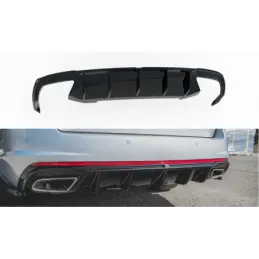 Maxton Rear Valance V.2 Skoda Octavia RS Mk3 / Mk3 FL Hatchback / Estate Gloss Black \ Diesel, SKODA