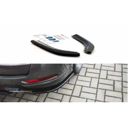 Maxton Rear Side Splitters Ford S-Max Vignale Mk2 Facelift Gloss Black, FORD