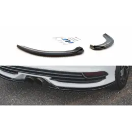 Maxton Rear Side Splitters V.2 Ford Focus ST Mk3 Facelift Gloss Black, MAXTON DESIGN