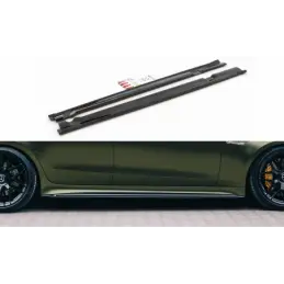 Side Skirts Diffusers Mercedes-AMG GT 63S 4-Door Coupe Gloss Black, MERCEDES