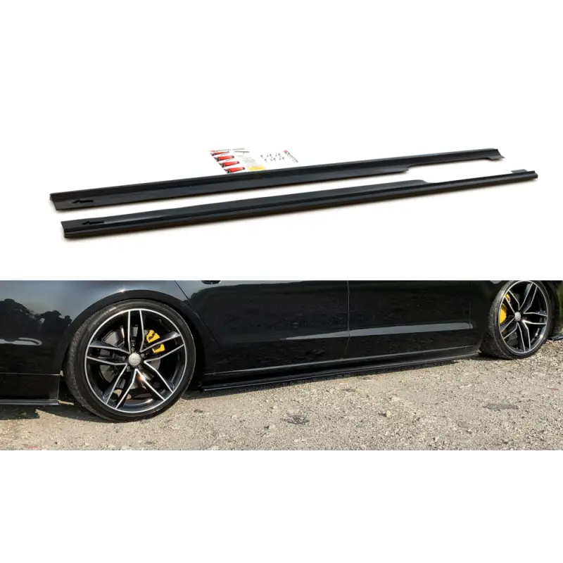 Side Skirts Diffusers V.1 Audi S4 / A4 / A4 S-Line B6 / B7  Our Offer \  Audi \ A4 / S4 / RS4 \ A4 \ B6 [2000-2006] \ Sedan