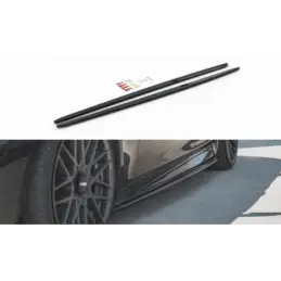 Maxton Side Skirts Diffusers V.2 BMW 5 F10/F11 M-Pack Gloss Black, Serie 5 F10/ F11