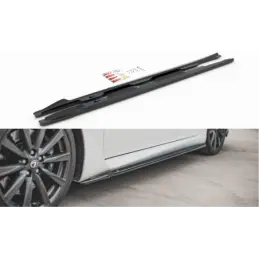 Maxton Side Skirts Diffusers Lexus IS F Mk2 Gloss Black, MAXTON DESIGN