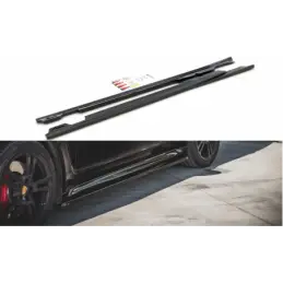 Maxton Side Skirts Diffusers V.1 Porsche Panamera Turbo 970 Facelift Gloss Black, MAXTON DESIGN