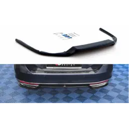 Maxton Central Rear Splitter Volkswagen Passat B8 Gloss Black, MAXTON DESIGN