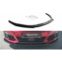 Maxton Front Splitter V.2 Peugeot 308 GT Mk2 Facelift Gloss Black, MAXTON DESIGN