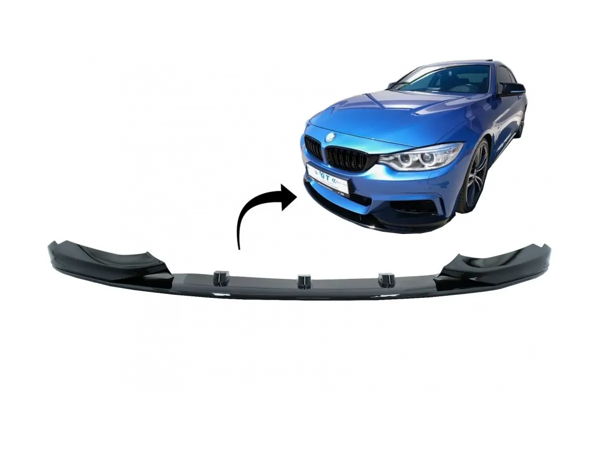 Tuning Front Bumper Spoiler Lip suitable for BMW 4 Series F32 F33 F36 Coupe  Cabrio Grand Coupe (2013-03.2019) M-Performance Pian