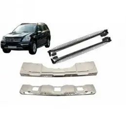 Nissan Qashqai (J11) 2014-2021 Side Steps [Silver Combo]