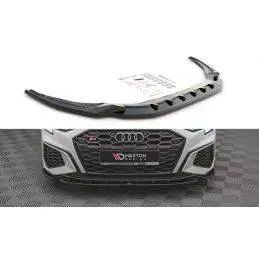 Maxton Front Splitter V.2 Audi S3 / A3 S-Line 8Y Gloss Black, MAXTON DESIGN