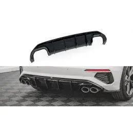 Maxton Rear Valance Audi S3 Sportback 8Y Gloss Black, MAXTON DESIGN