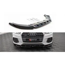 Maxton Front Splitter V.1 Audi Q3 8U Facelift Gloss Black, MAXTON DESIGN