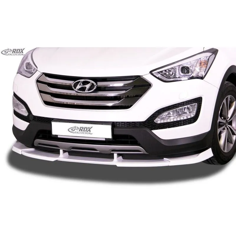 Black & Silver Hyundai Elantra 2012-2015 Rear Diffuser In Abs, For