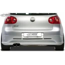 RDX rear bumper extension Tuning VW Golf 5 "GTI/R-Five" with exhaust hole left, VW