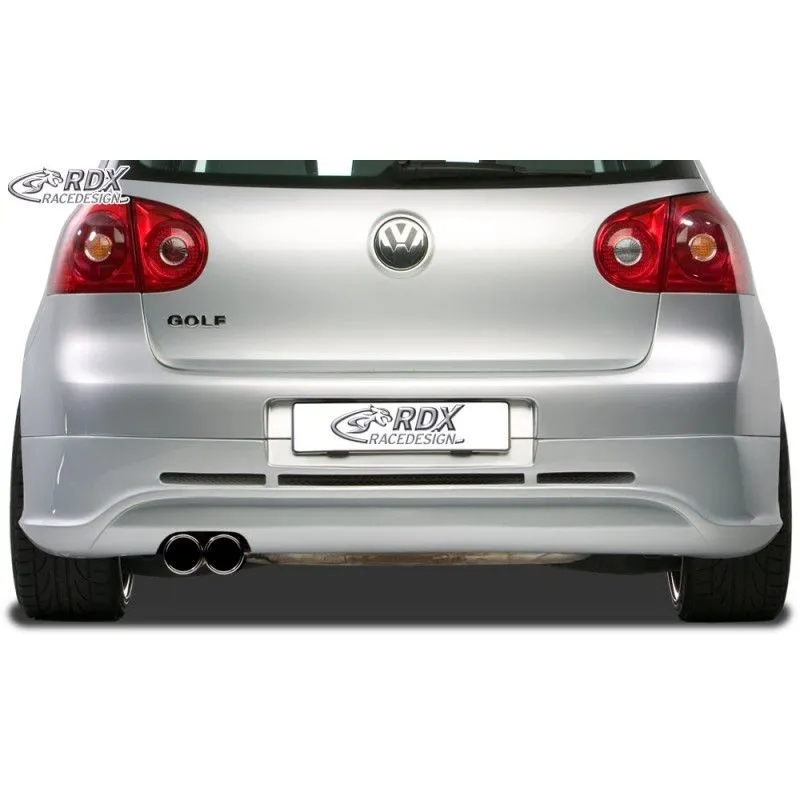Tuning RDX rear bumper extension Tuning VW Golf 5 GTI/R-Five with exhaust  hole left & right RDX RACEDESIGN