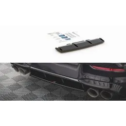 Maxton Central Rear Splitter for Volkswagen Golf R Mk8 Gloss Black, Nouveaux produits maxton-design