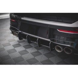 Maxton Street Pro Rear Diffuser Volkswagen Golf R Mk8 Black-Red, Nouveaux produits maxton-design