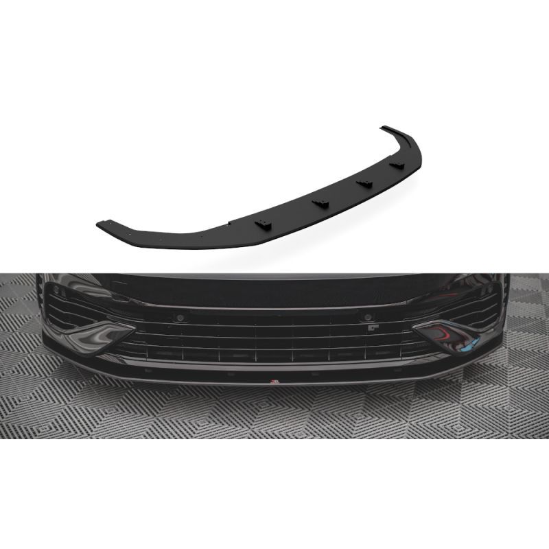 Maxton Street Pro Front Splitter Volkswagen Golf R Mk8 Black-Red, Nouveaux produits maxton-design