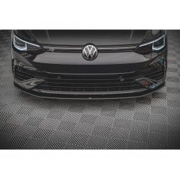 Maxton Street Pro Front Splitter Volkswagen Golf R Mk8 Black-Red, Nouveaux produits maxton-design