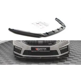 Maxton Front Splitter V.3 Skoda Octavia RS Mk3 Facelift Gloss Black, Nouveaux produits maxton-design