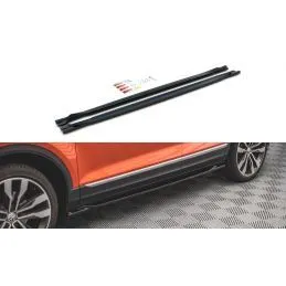 Maxton Side Skirts Diffusers Volkswagen T-Roc Mk1 Gloss Black, Nouveaux produits maxton-design