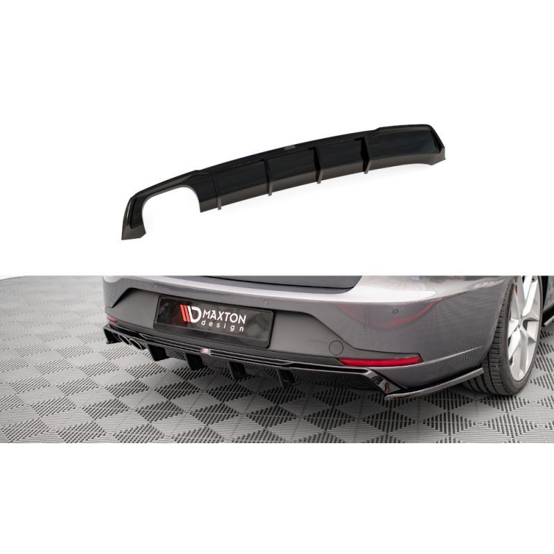 Maxton Rear Valance Seat Leon FR Sportstourer Mk3 Gloss Black, Nouveaux produits maxton-design