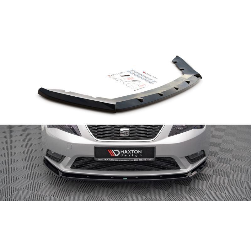 Maxton Front Splitter V.1 Seat Leon Mk3 Gloss Black, Nouveaux produits maxton-design