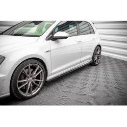 Maxton Side Skirts Diffusers V.2 Volkswagen Golf R Mk7 Gloss Black, Nouveaux produits maxton-design