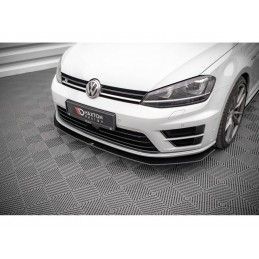 Maxton Street Pro Front Splitter V.2 Volkswagen Golf R Mk7 Black-Red, Nouveaux produits maxton-design