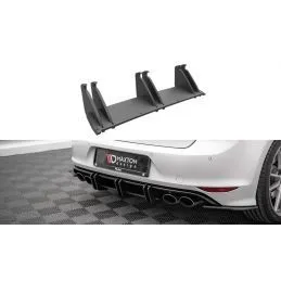 Maxton Street Pro Rear Diffuser Volkswagen Golf R Mk7 Black, Nouveaux produits maxton-design