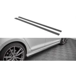 Maxton Street Pro Side Skirts Diffusers Volkswagen Golf R Mk7 Black-Red, Nouveaux produits maxton-design